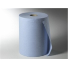 Industrieputztuchrolle 38 x 36 cm Tissue blau 3lg 1000 Tücher Temca