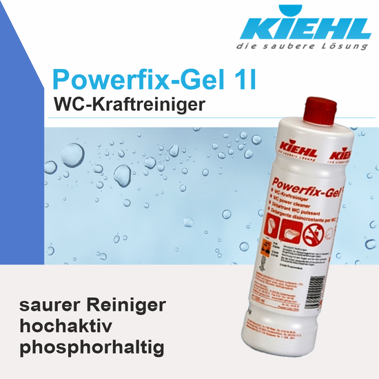 Kiehl Powerfix-Gel 6x1l WC-Kraftreiniger