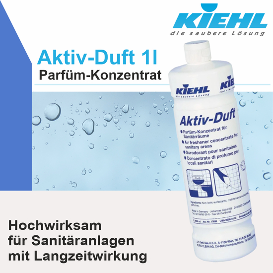 Kiehl Aktiv-Duft 6x1l Parfüm-Konzentrat für Sanitärräume