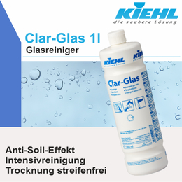 Clar Glas 1l Glasrg. mit Anti-Soil-Effekt I Kiehl