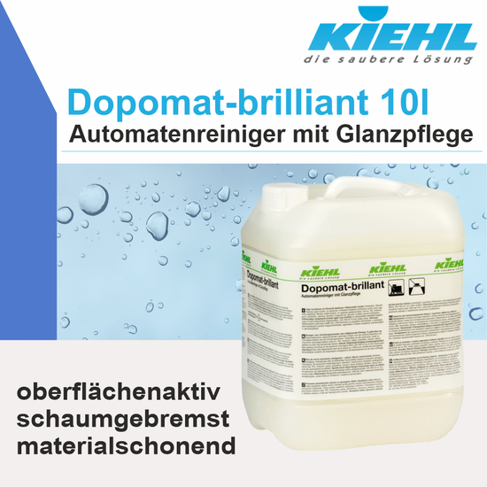 Dopomat-brillant 10l Automatenreiniger/Glanzpflege I Kiehl