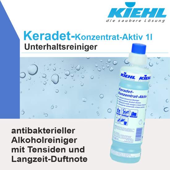 Kiehl Keradet Konzentrat Aktiv 6x1l Unterhaltsreiniger