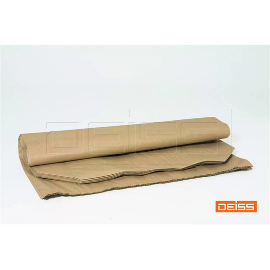 Papiersack 70l, 2-lagig, natronbraun, Abmessung 55 x 85 + 20 cm I Floormagic