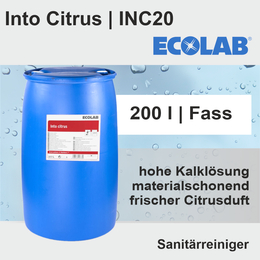 Into Citrus Sanitärreiniger I 200l INC20 I Ecolab