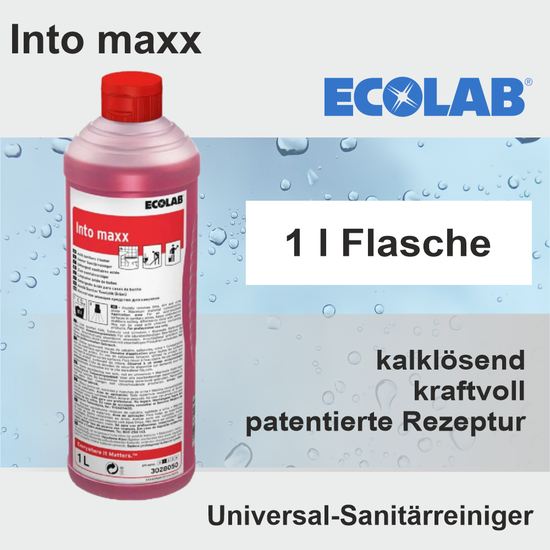 Into Maxx Universal-Sanitrreiniger I 1l I Ecolab