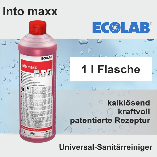 Ecolab Into Maxx Universal-Sanitärreiniger 12x1l