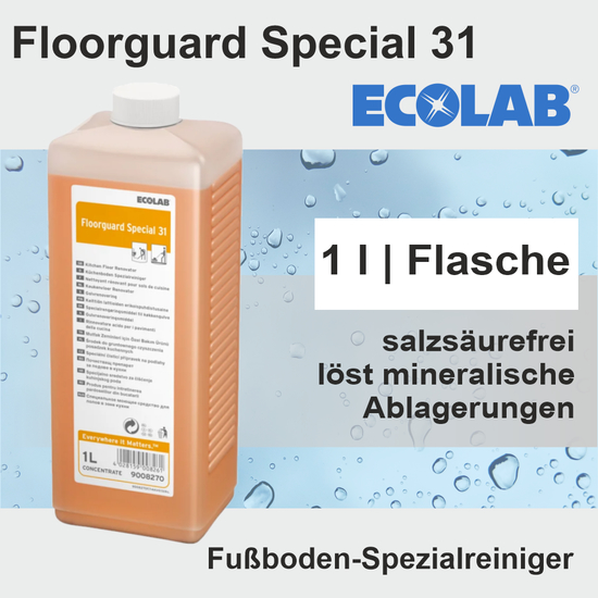 Floorguard Special 31, 1l Spezialreiniger I Ecolab