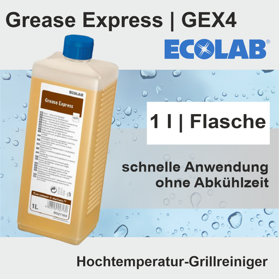 Grease Express I 1l Hochtemperatur-Grillreiniger GEX4 I Ecolab