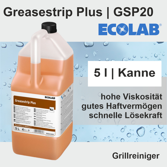 Greasestrip Plus I 5l Grillreiniger GSP20 I Ecolab