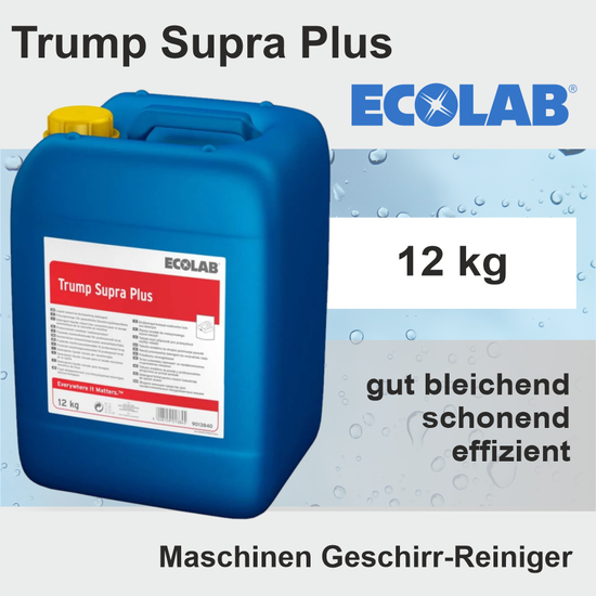 Trump Supra Plus sehr gute Bleichwirkung I 12kg I Ecolab