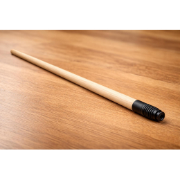 Holzstiel mit Gewinde 1400 24 mm unlackiert