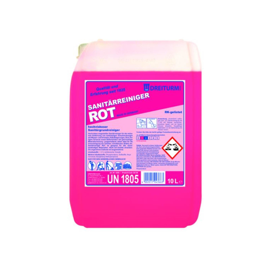 Dreiturm SANITÄRREINIGER ROT 10l - 4366