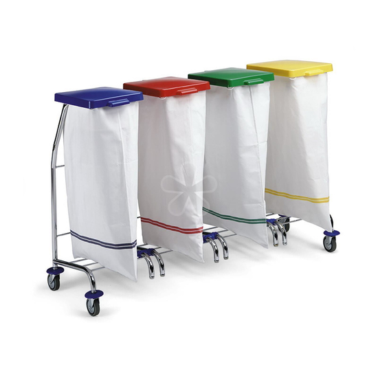 Wäschesäcke für den Wäschesammler 70l grün Filmop