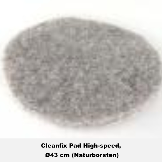 Pad High-speed, 43 cm (Naturborsten) I Cleanfix