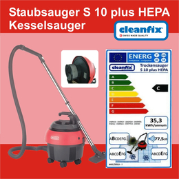 Staubsauger S10 plus HEPA Kesselsauger I Cleanfix