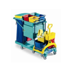 Reinigungswagen Schleswig-Holstein mit abschliessbarer Box Spani 3061 Trolley-System