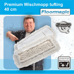 Wischmopp tufting I 40 cm I Floormagic