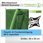 Mikrofasertuch Stretch Economy grün 38x38 cm