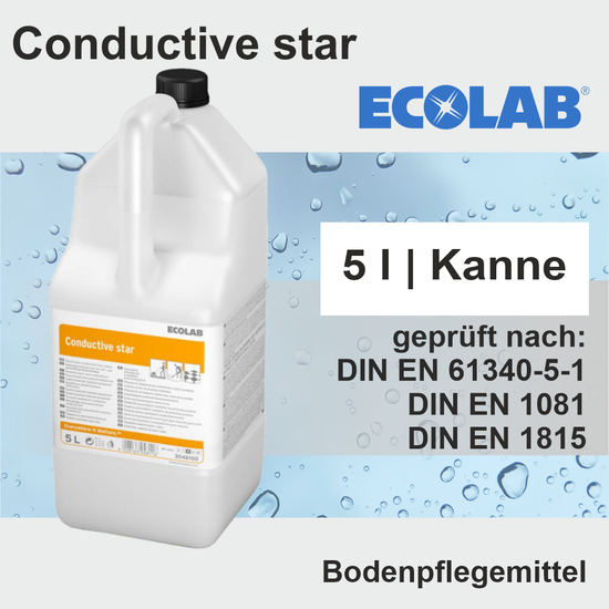 Conductive Star I 5l Bodenpflegemittel I Ecolab