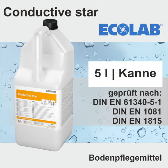 Ecolab Conductive Star 5l Bodenpflegemittel