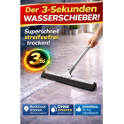 Profi Wasserschieber 55 cm Metall mit Wasserrinne