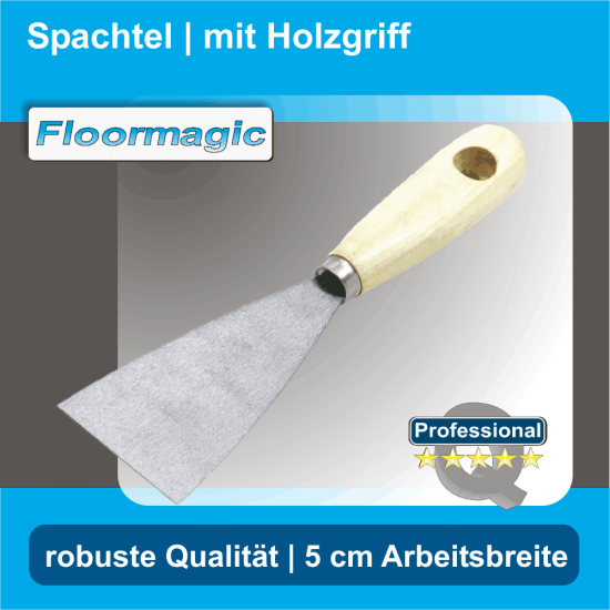 Spachtel 5 cm mit Holzgriff
