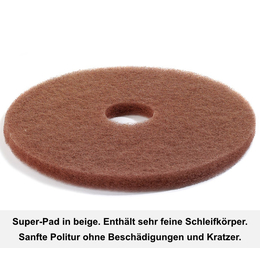 Superpad 152mm 6 in beige I 5 Stck I Floormagic