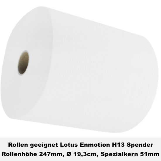 enMotion Rollenhandt�cher 2-lagig Tissue hochwei� K90225, 6 Rollen I Tork