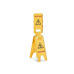Warnschild groß in gelb von Floormagic