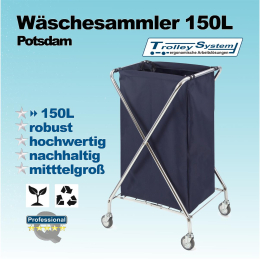 Wäschewagen 150 l Potsdam Trolley-System