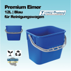 Premium Eimer 12 Liter blau passend für Reinigungswagen Trolley-System