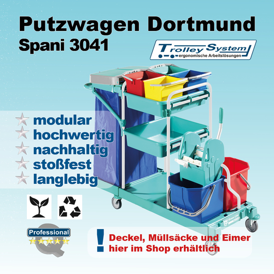 Putzwagen Dortmund Spani 3041 von trolley-system.com