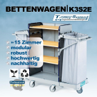 Bettenwagen Bad Endbach 905 - professioneller Hotelwagen für Bettwäsche und Housekeeping
