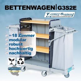 Bettenwagen Hotel 925 Pforzheim – professioneller Wäschewagen für Housekeeping & Hotelbetrieb