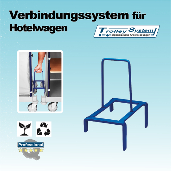 Verbindungssystem für Hotelwagen Trolley-System