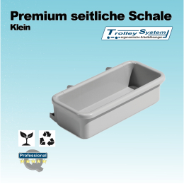 Premium seitliche Schale klein Trolley-System