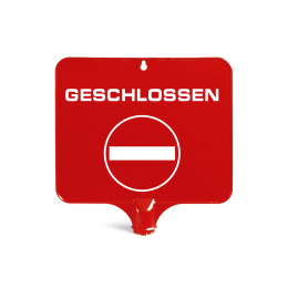 Floormagic Schild mit der Aufschrift "Geschlossen"