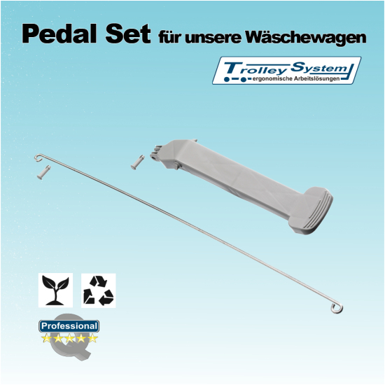 Pedal Set für unsere Wäschewagen Trolley-System