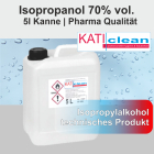Isopropanol Pharma Qualität, 70 % vol, 5 l Kanne KATIclean