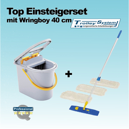Top Einsteiger-Set mit Wringboy 40 cm I Trolley-System