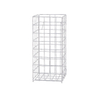 B1 Abfallbehälter 60 l Drahtgitter weiß 330 x 720 x 250
