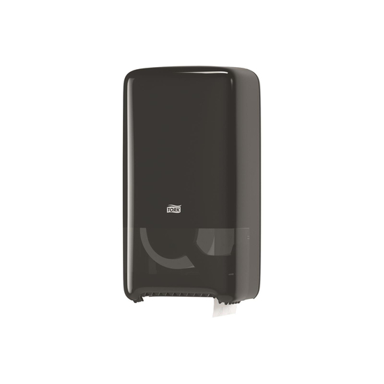 Tork T6 Doppelrollenspender Schwarz für Midi Toilettenpapier