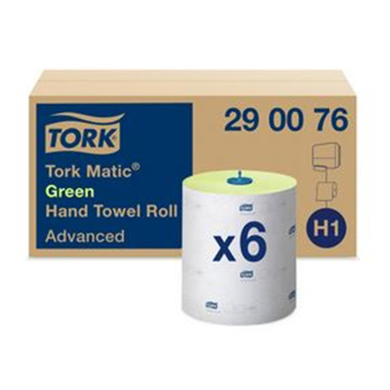 Tork H1 Rollenhandtuch grün 6 Rollen = ca. 3.670 Abschnitte