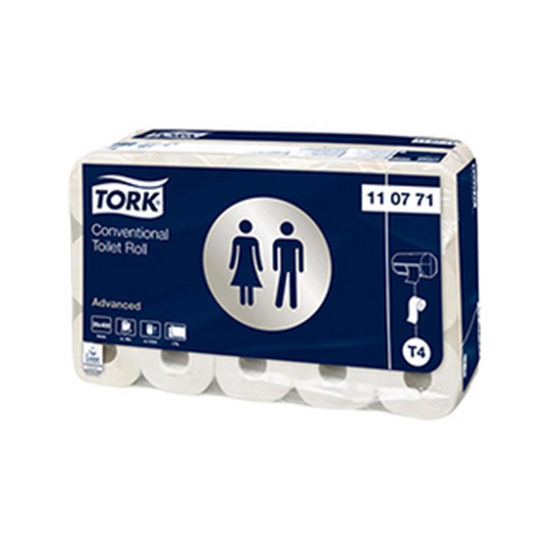 Tork T4 Toilettenpapier 30 Rollen 2lg, hochweiß 400 Blatt