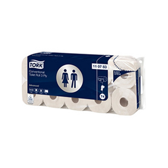 Tork T4 Toilettenpapier Kleinrolle weich 60x250 Blatt...