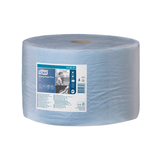 W1 Wisch Tcher 2lg blau 23,5x34cm 1500 Stck I Tork