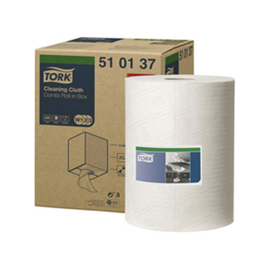 Tork W1 Reinigungstuch 1lg weiß 32x38cm 400 Tücher