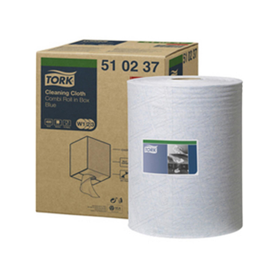 Tork W1 Reinigungstücher 510 blau Rolle 400 Tücher