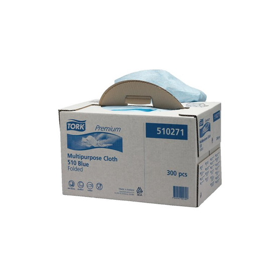 Tork W7 Reinigungstuch blau 1lg Handy Box 300 Tücher