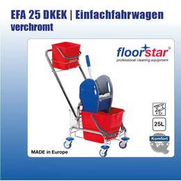 EFA 25 DKEK I Einfachfahrwagen 1 x 25 l verchromtI Floorstar